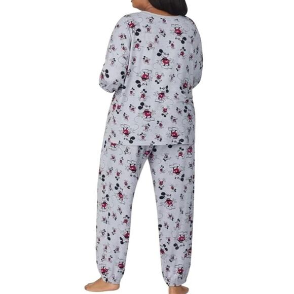 Disney Women's Pajamas Set Gray Size 3X NWT - Picture 5 of 8